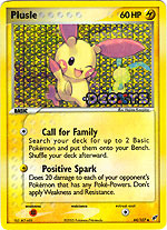 Plusle - 44/107 - Uncommon - Reverse Holo